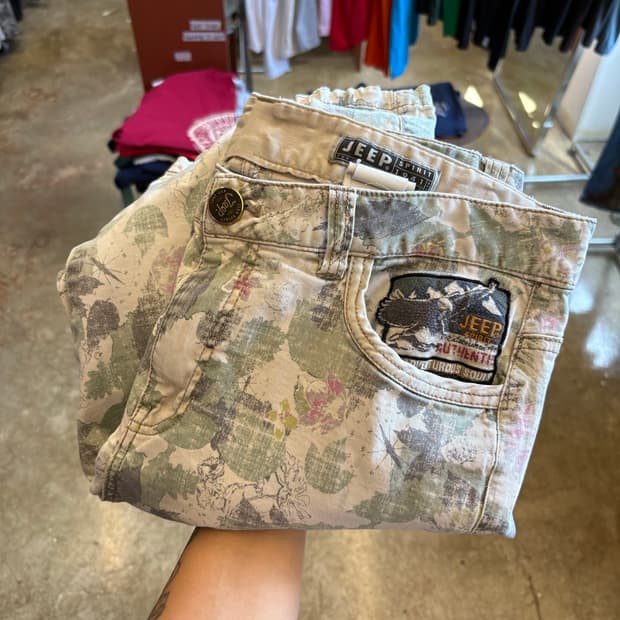 Jeep 빈티지 패턴 쇼츠