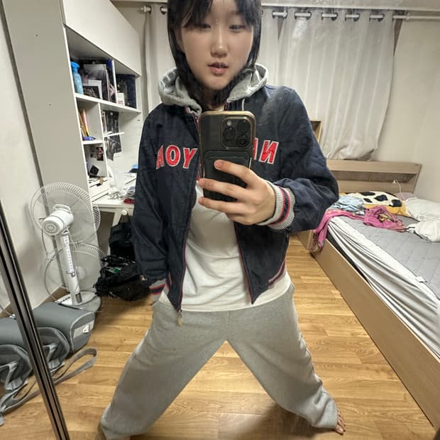 mlb 뉴욕양키즈 데님 자켓