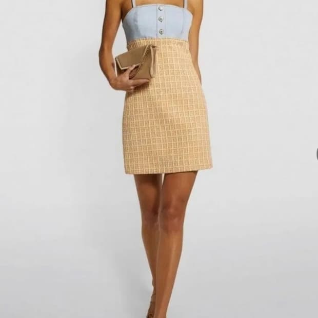 산드로 트위드원피스 청원피스