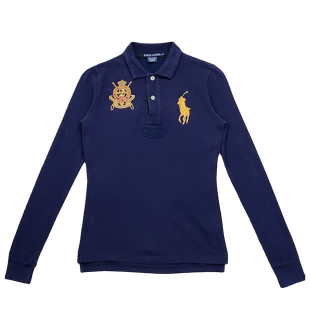 RALPH LAUREN 여성용 빅포니 PK 긴팔 S