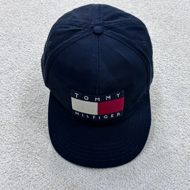 F 타미힐피거 로고 패치 볼캡 0427E