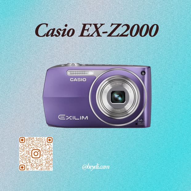 (로제, 모카, 아일릿) 카시오 엑슬림 z2000 퍼플