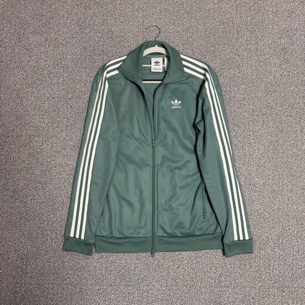 아디다스 베켄바우어 져지 카키 민트 S 트랙탑