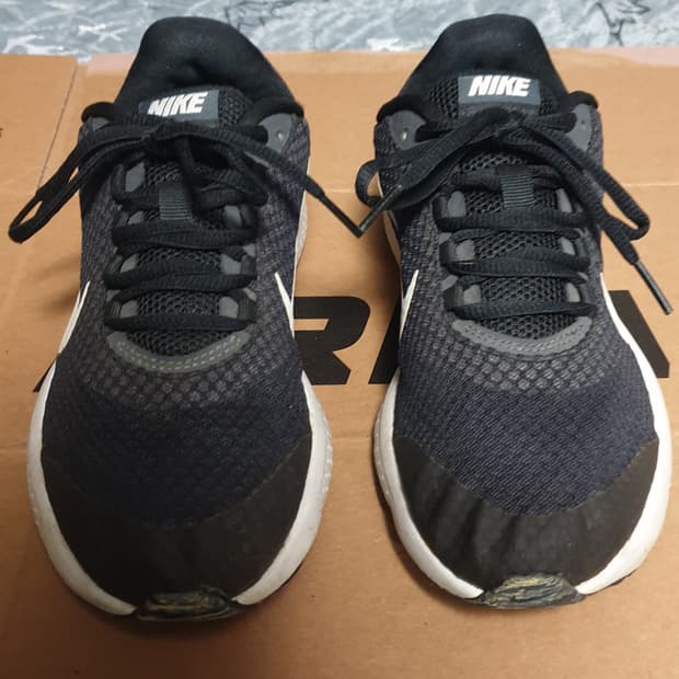 나이키 런올데이 런닝화 검횐 (235)