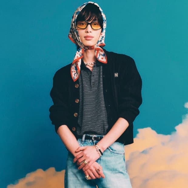 세터 오버사이즈 부클 가디건 블랙 xl