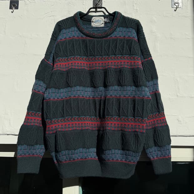 Settlers New Zealand 울 니트 스웨터 L