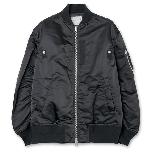sacai 사카이 ma-1 봄버 자켓 블랙 2사이즈