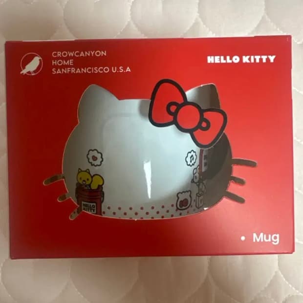 크로우캐년 헬로키티 머그컵 레드