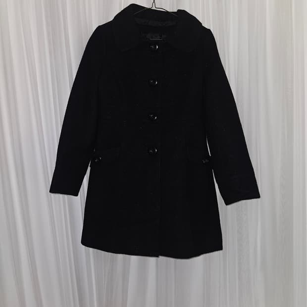 emilyan 블랙 카라 코트 니혼진 공겜여주 히메갸루