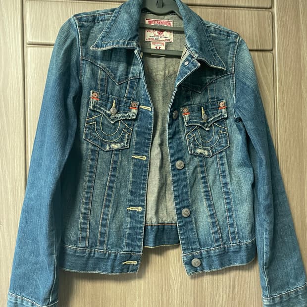 트루릴리젼 데님 자켓 xs