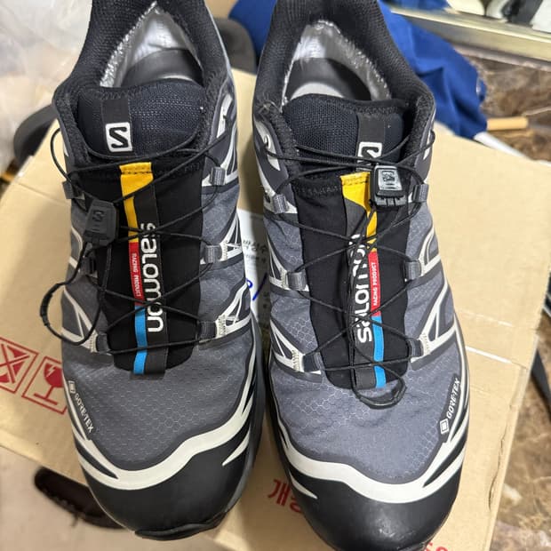 살로몬 xt-6 GTX 블랙 에보니 280사이즈
