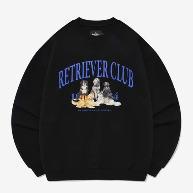 리트리버클럽 맨투맨 L