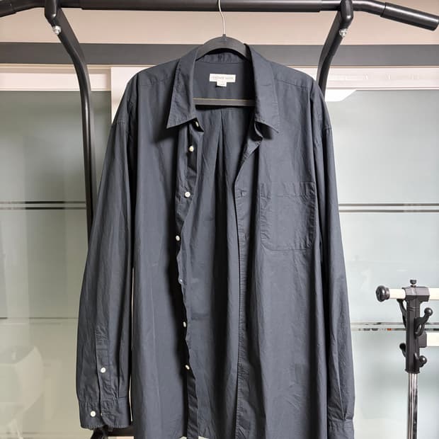 토마스모어 페이퍼셔츠 블랙베리 XL