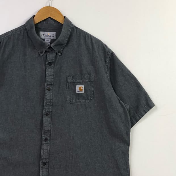 Xxl 칼하트 블랙 데님 셔츠