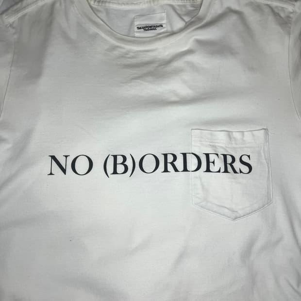 언더커버 x 타카히로미야시타 더 솔로이스트 노 보더스 티셔츠