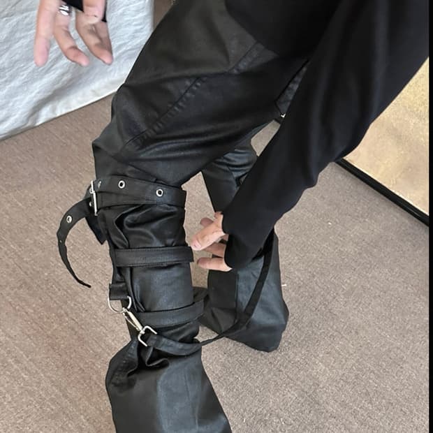 Punk Strap Wax Pants