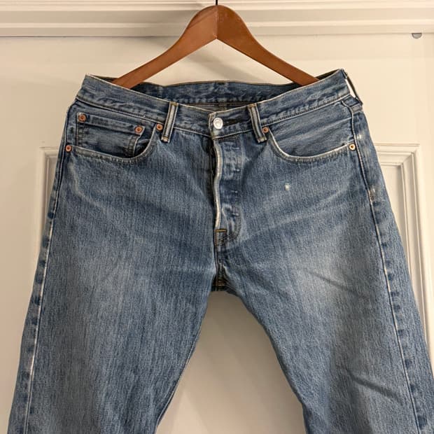 빈티지 리바이스 중청 데님