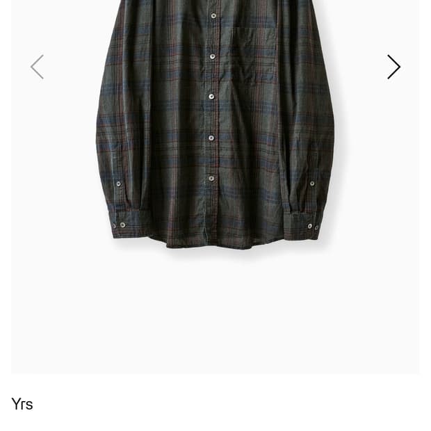 [3,L] 이얼즈어고 잉크 다이드 빈티지 코튼 포이카 셔츠 만다린