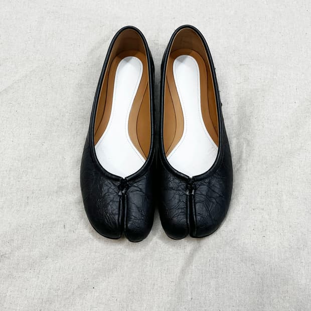 메종 마르지엘라 타비 플랫 슈즈