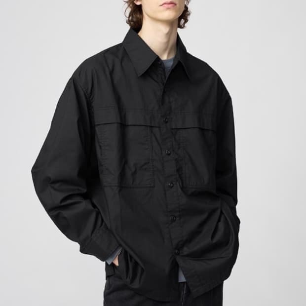 실측 2XL) 유니클로 U 신형 25FW 르메르 유틸리티 오버사이즈 셔츠