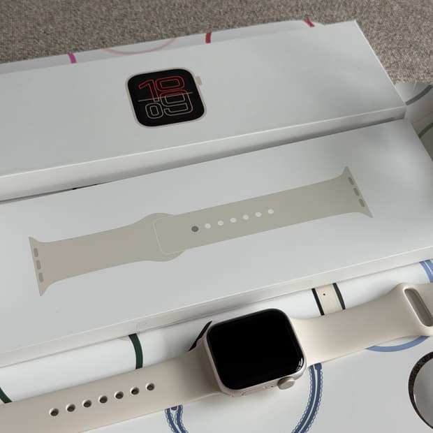 애플워치 se3 40mm gps 스타라이트