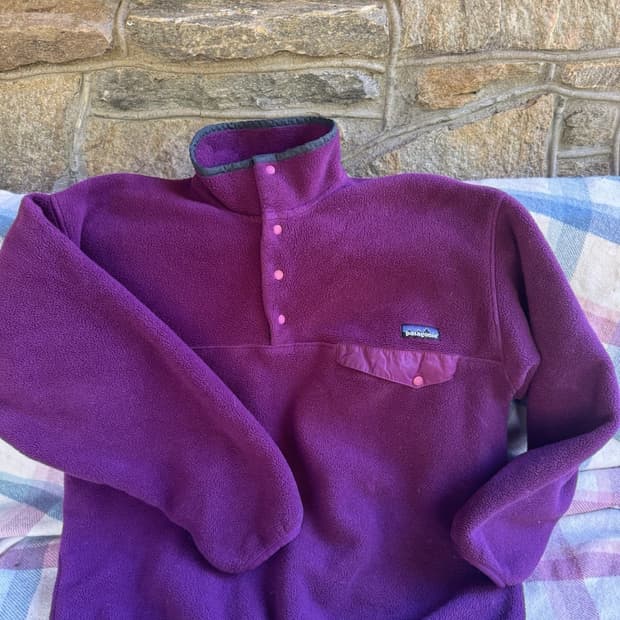 90s 파타고니아 신칠라 스냅-T 퍼플/그레이 자메이카