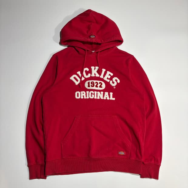 디키즈 레드 로고 후드티  (무료배송)