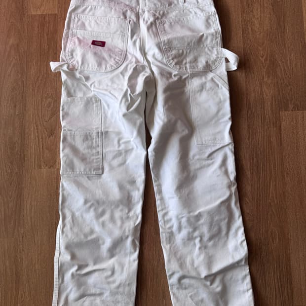 디키즈 페인터 팬츠 화이트 33x30