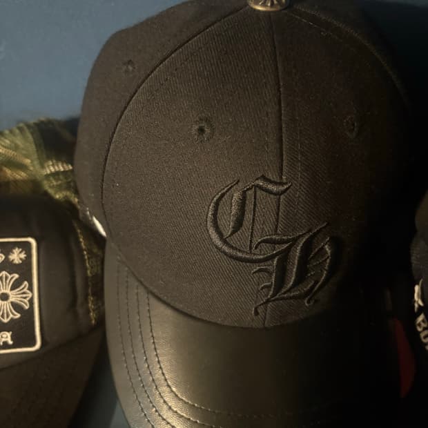 크롬하츠 레더 캡