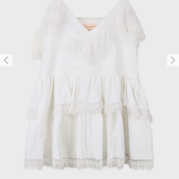 [택있는 새제품] 시눈 sinoon 익스클루시브 화이트 원피스 블라우스