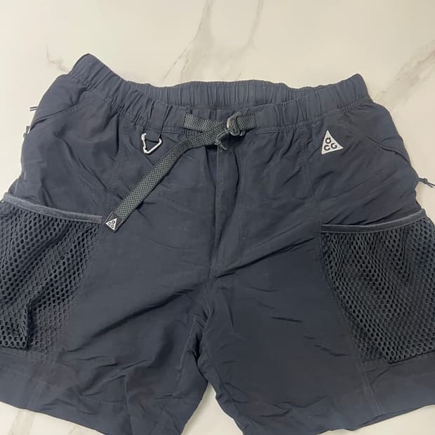 나이키 ACG 스노우그래스 카고 쇼츠 반바지 블랙 아시아핏 XL