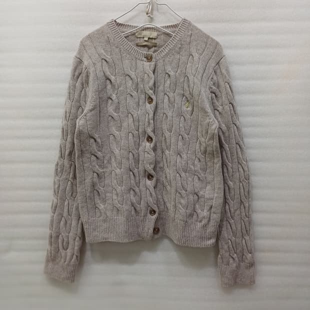 빈폴 레이디스 울 캐시미어 케이블 가디건 여성 M ~ L 사랑봉봉