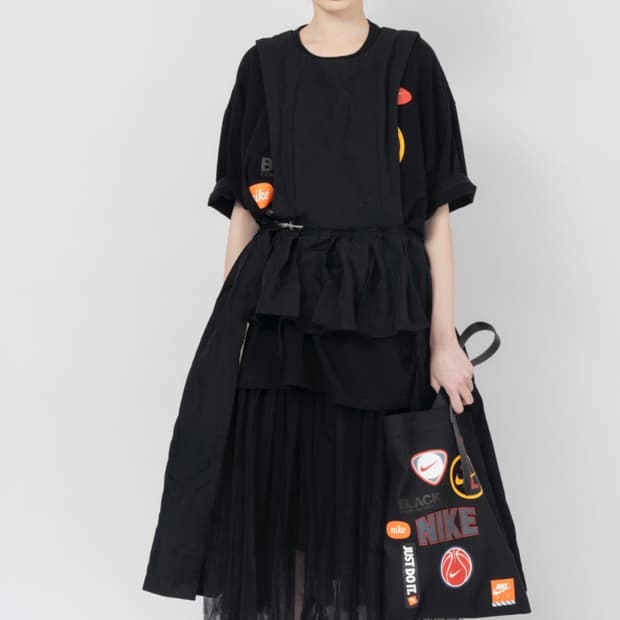 (네고가능)꼼데가르송 블랙 24ss 컷 아웃 원피스 (블랙 s)