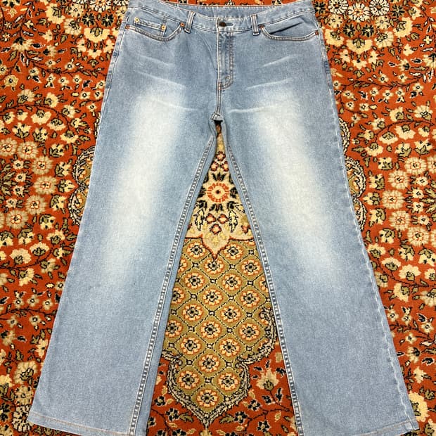 [34] 리바이스 오렌지탭 EM571 연청 부츠컷 데님 팬츠