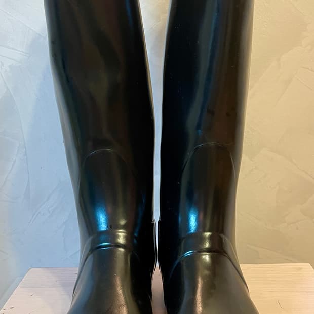 헌터HUNTER오리지널 톨 글로스 블랙 레인부츠(uk5)