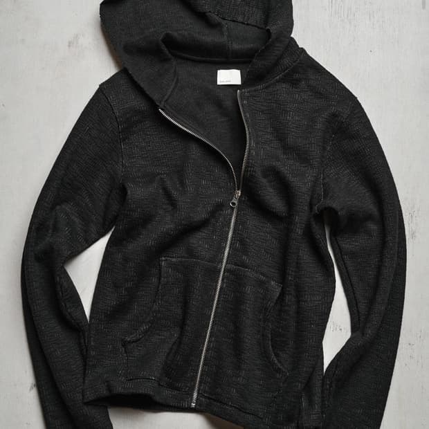 monoprive 텍스쳐드 후드집업