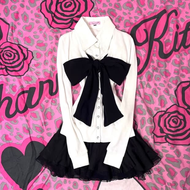 MA*RS 마즈 빅리본 고갸루 오네갸루 셋업