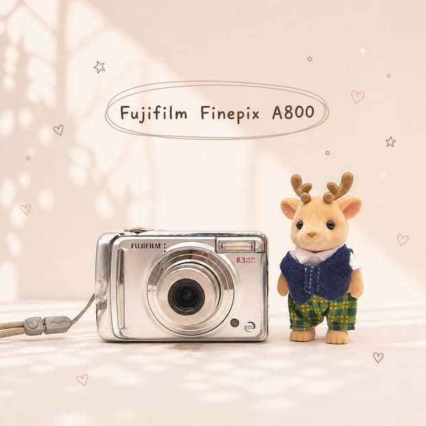 후지필름 파인픽스 A800 실버 ✨ 가볍게 들고다니기 좋은 입문용 디카