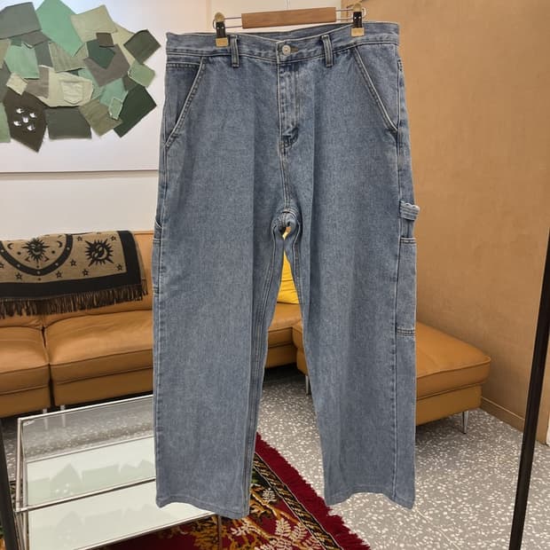 위캔더스 캐주얼 카펜터 데님 청바지 L C05808