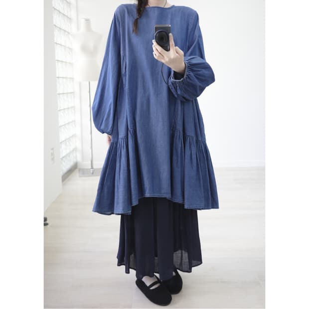 Merlette denim one-piece