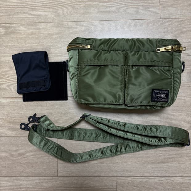 요시다포터 porter 카메라백 탱커 세이지그린 S