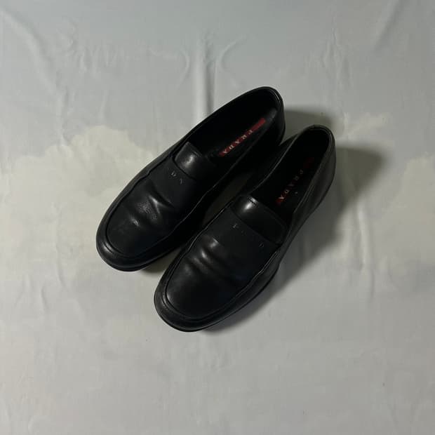 Prada sports strap loafers