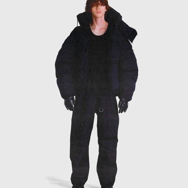 엔타이어 스튜디오 soa 패딩 자켓 블랙