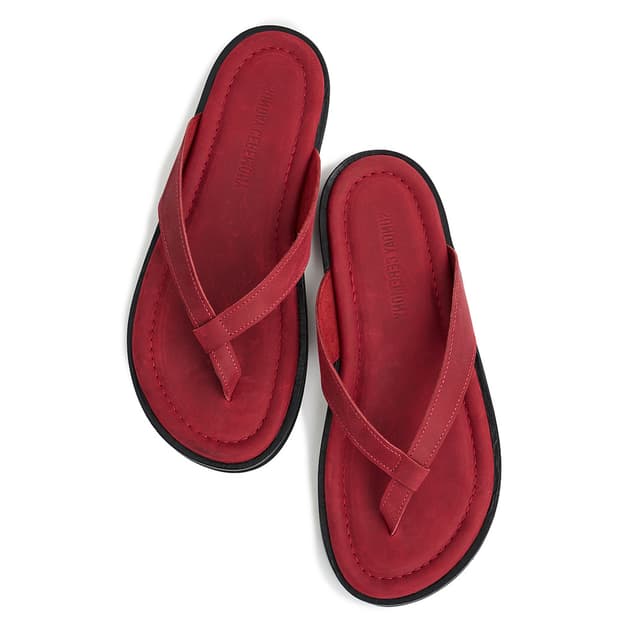 (새상품) 선데이 세레머니 vintage leather flip flop