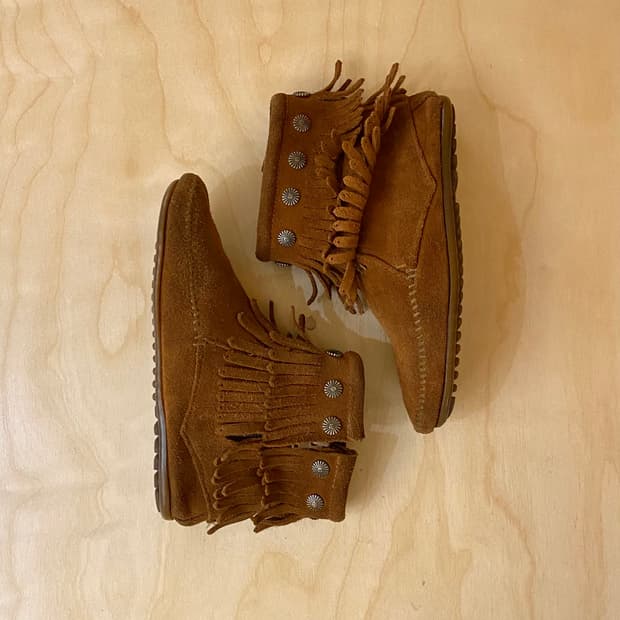 MINNETONKA fringe concho boots 미네통카 프린지
