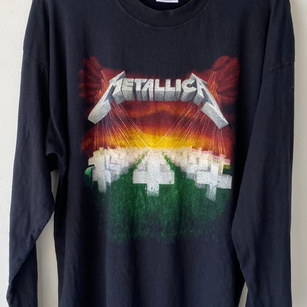 빈티지 metallica 메탈리카 긴팔 티셔츠 xl