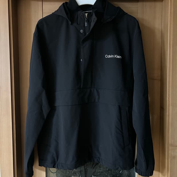 캘빈클라인 아노락 자켓 블랙