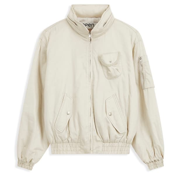 open yy 오픈와이와이 코튼 카고 봄버 자켓