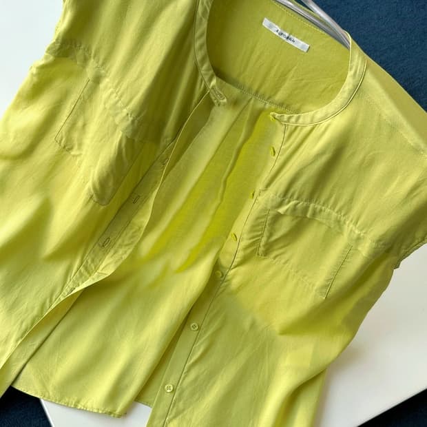 High gauge rayon sleeveless design TOP