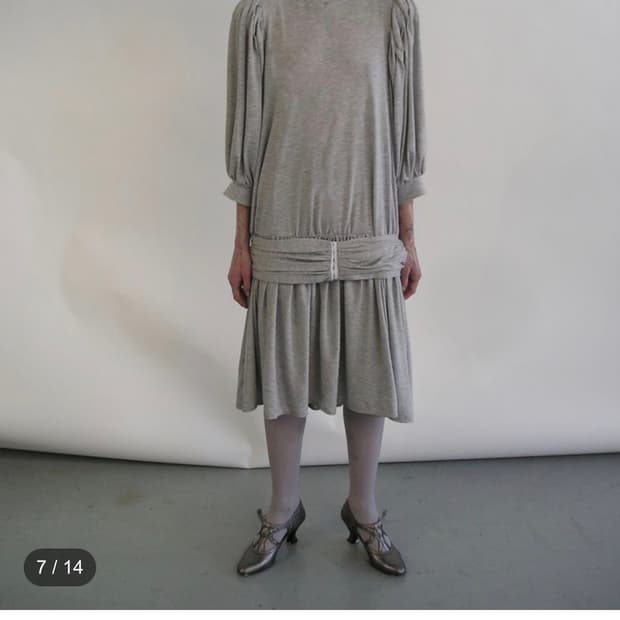 에옹쓰 아르누보 드레스 그레이